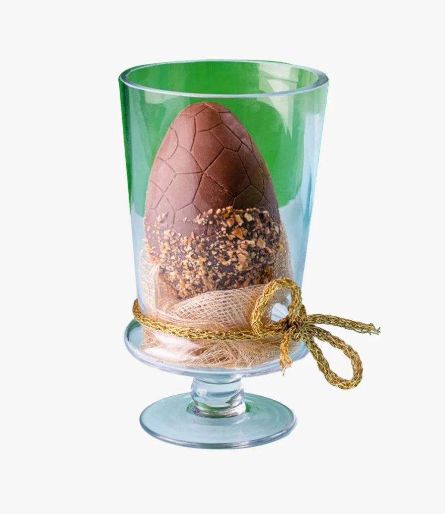 Milk Chocolate Easter Egg with Hazelnut by The Date Room