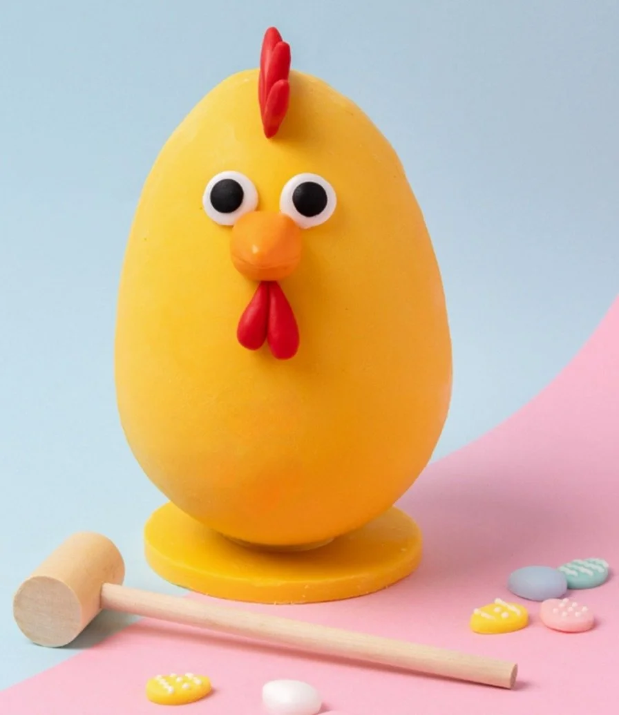Easter Yellow Chicken Chocolate Egg Smash By Cake Social