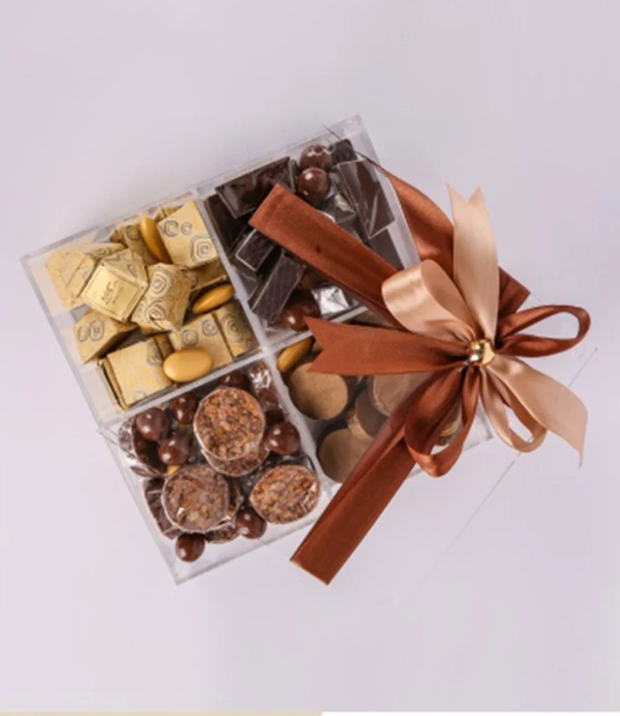 صندوق شوكولاتة أكريليك من إيكلا