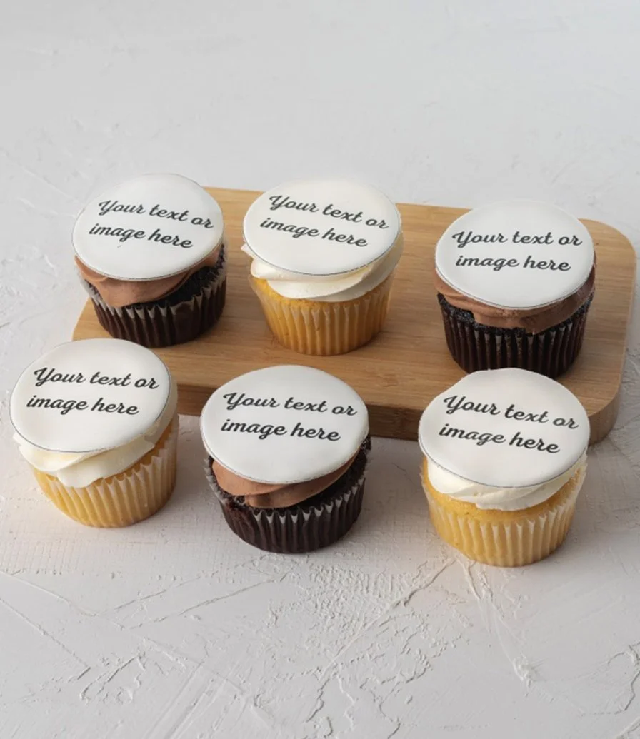 Personalised Printed Cupcakes by Cake Social
