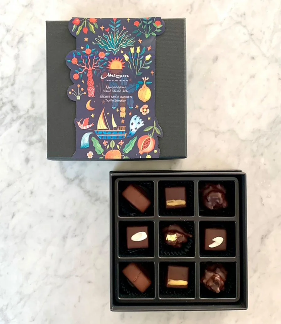 Truffle Selection Box of 9 by Mirzam