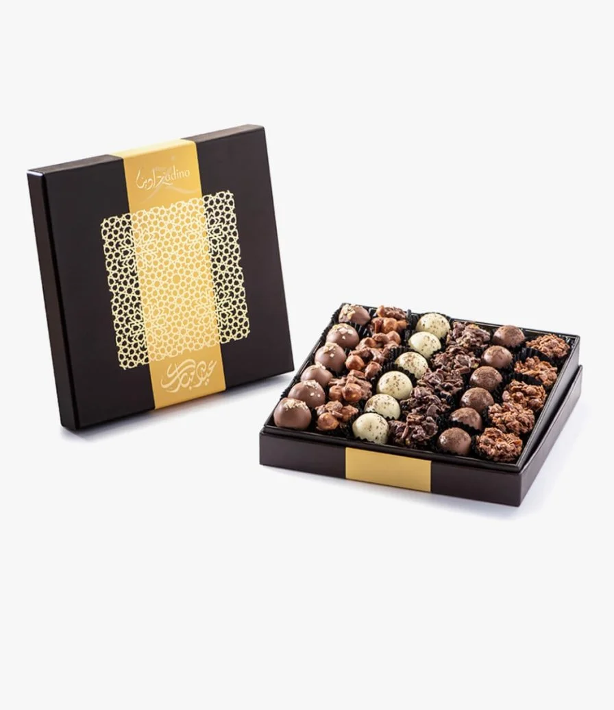 Eid Brown Dates & Chocolate Box 700g by Zadina