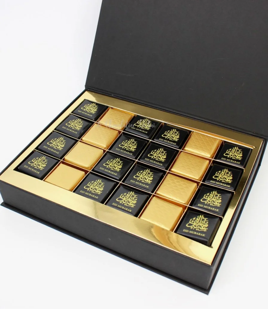 Eid Luxury Chocolate Box 435g (Black) by Le Chocolatier Dubai