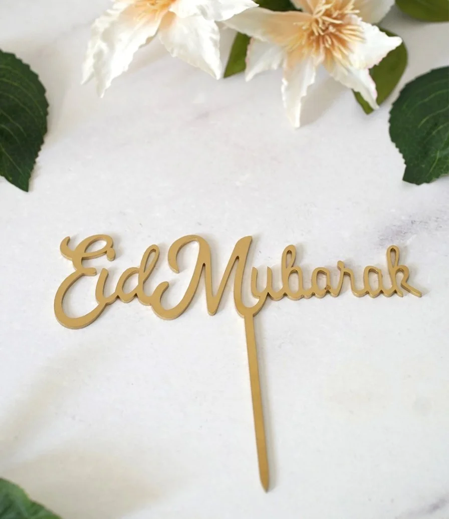 Eid Mubarak Cake Topper By Pastel Cakes
