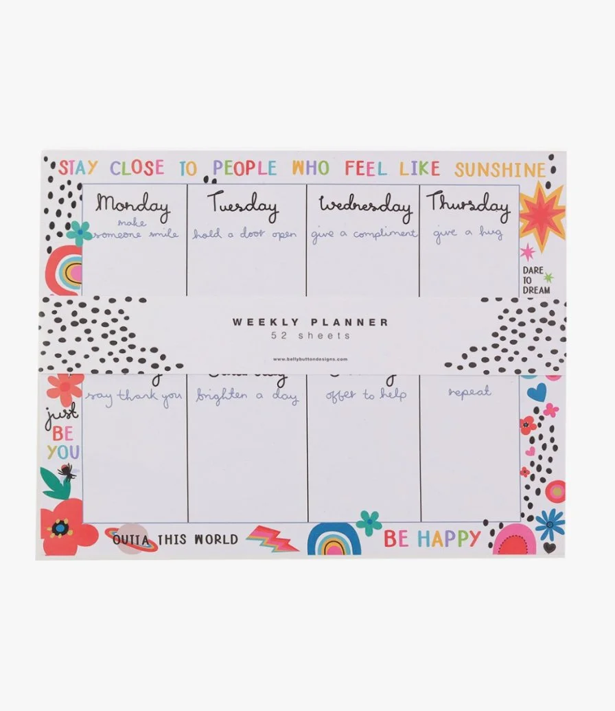 Electric Dreams Weekly Planner by Belly Button