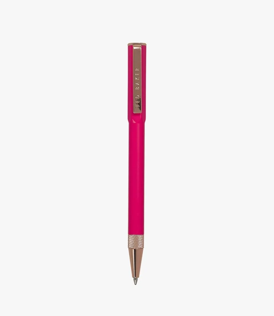 قلم حبر مميز بلون فوشيا من تيد بيكر