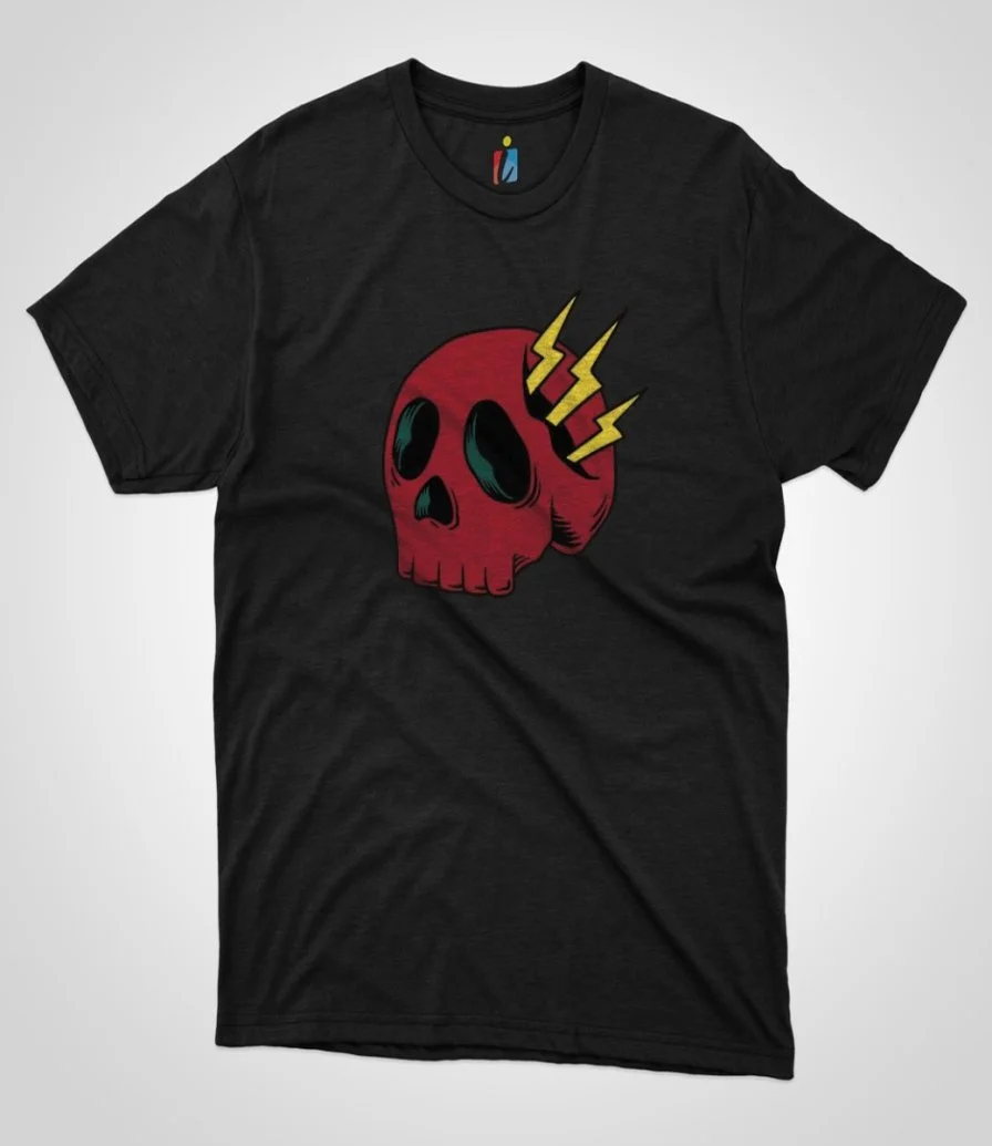 Electric Skull T Shirt