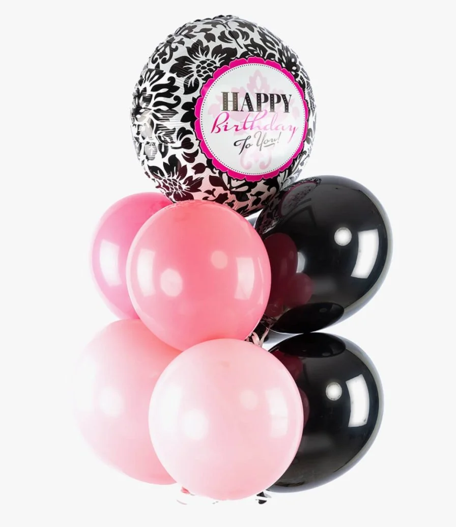 Elegant Happy Birthday Balloon