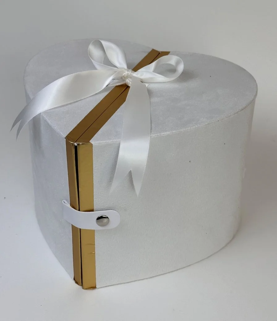 Elegant Velvet Chocolate Box with Inner Heart Container
