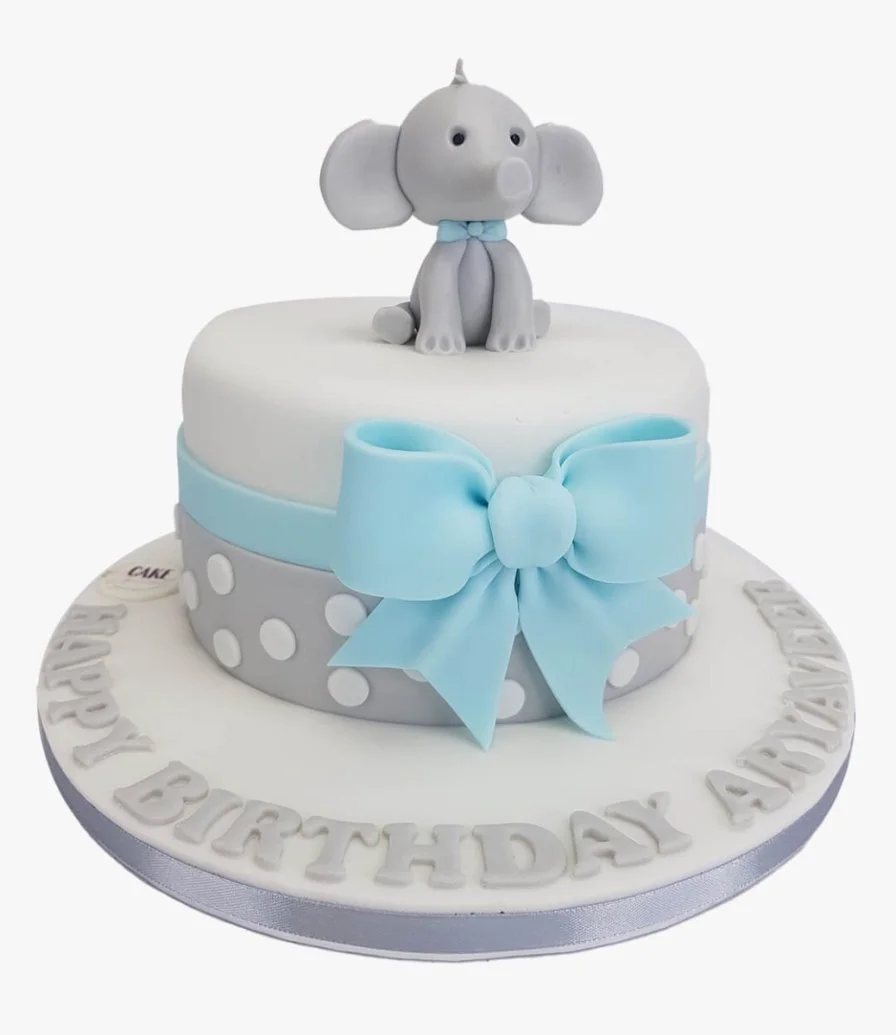 Elephant Ribbon Cake By Cake Social