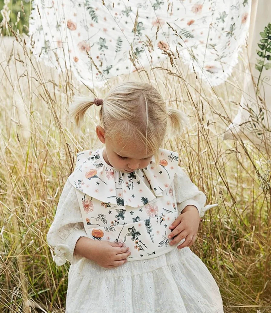 Elodie Baby Bib - Meadow Blossom by Elli Junior