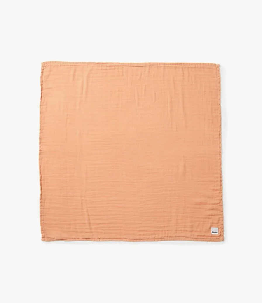 Elodie Bamboo Muslin Blanket - Amber Apricot by Elli Junior