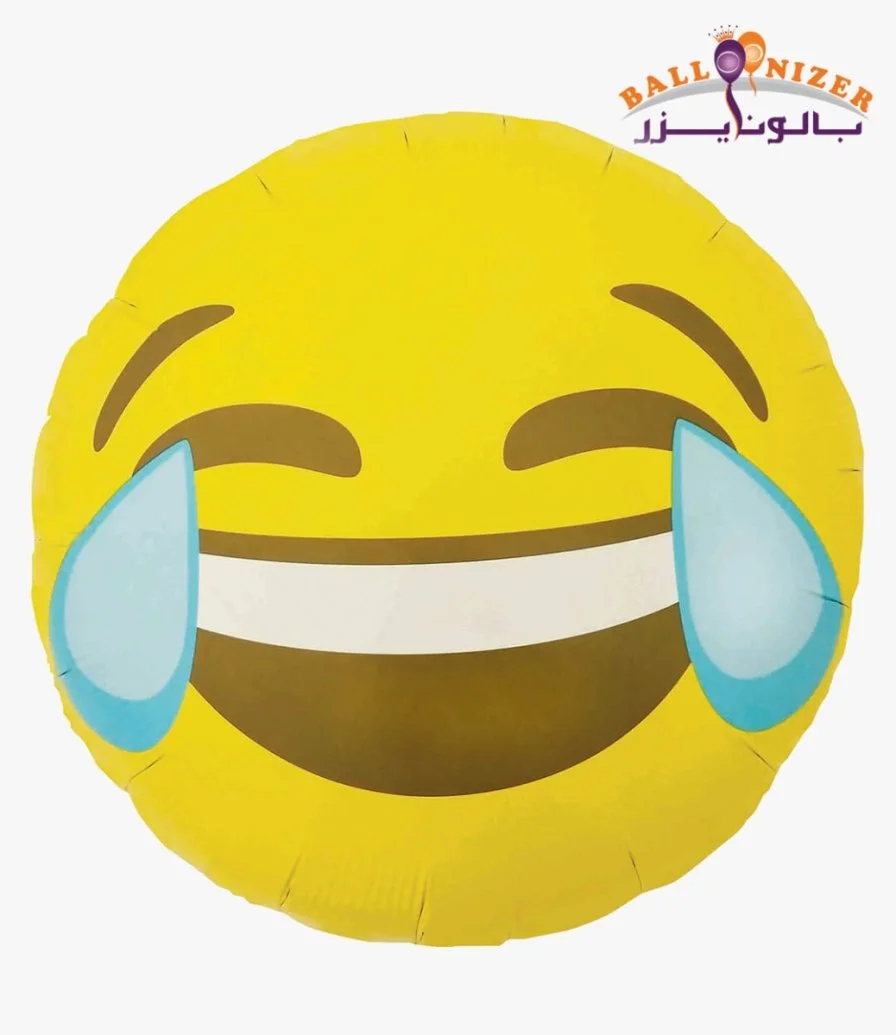 Face With Tears of Joy Emoji Balloon