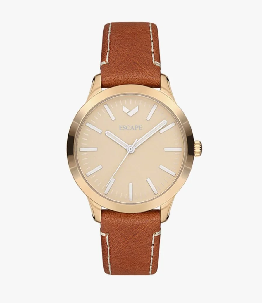 Escape Brown Watch for Women