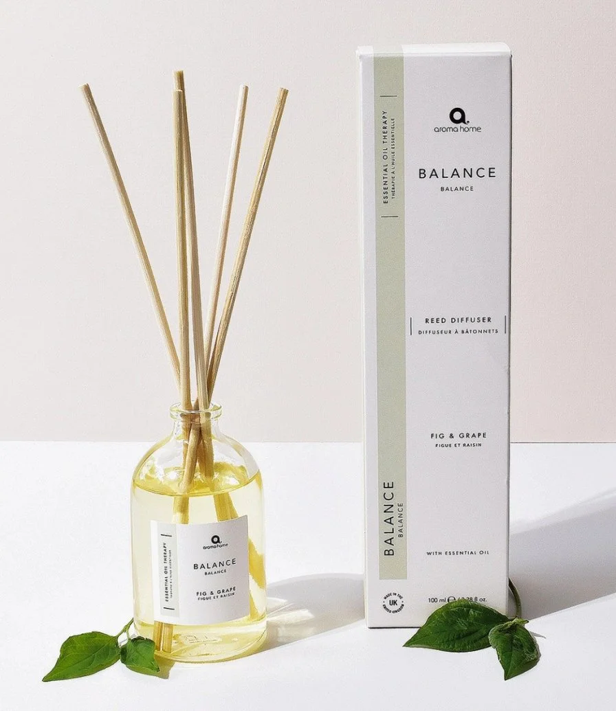 Essential Oil  Reed Diffuser,  Balance, Fig and Grape
