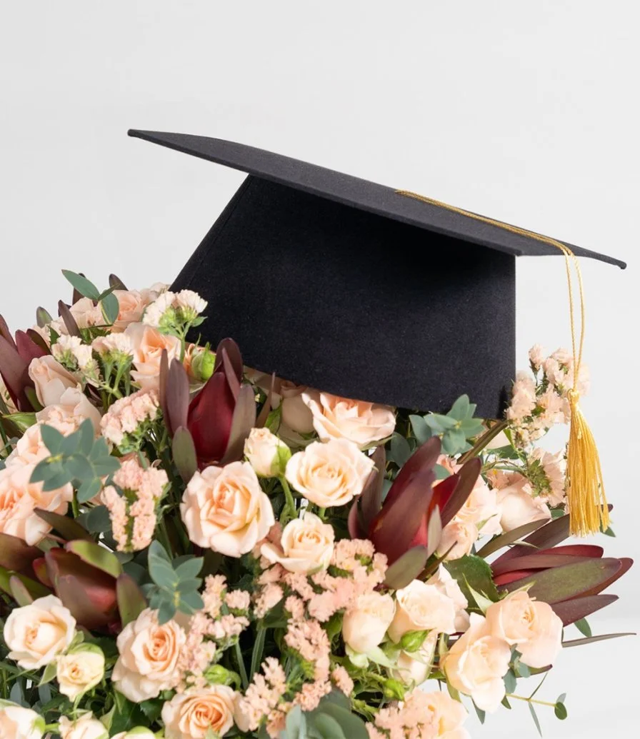 Eucalyptus Rose Symphony Graduation Arrangement