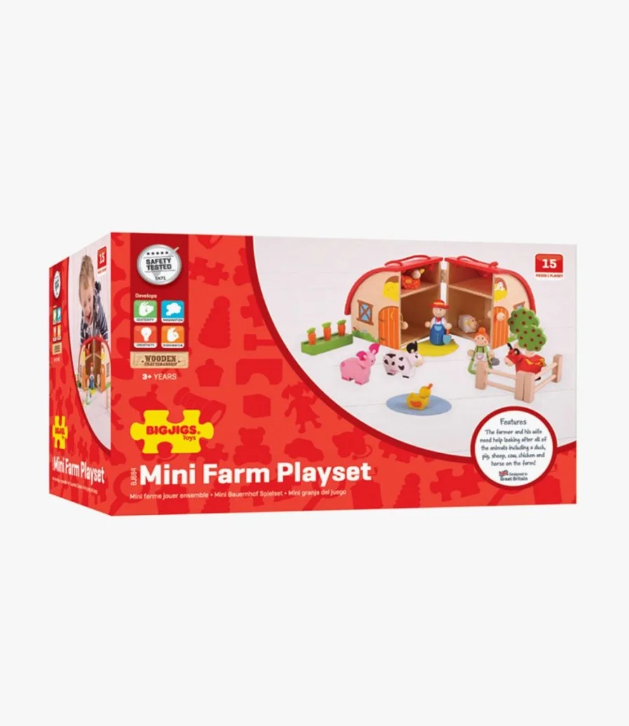 Farm Mini Playset by Bigjigs
