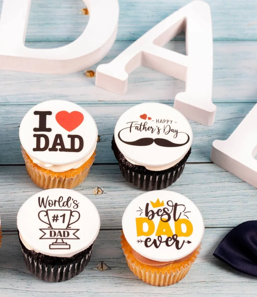 Father's Day Printed Cupcakes by Cake Social