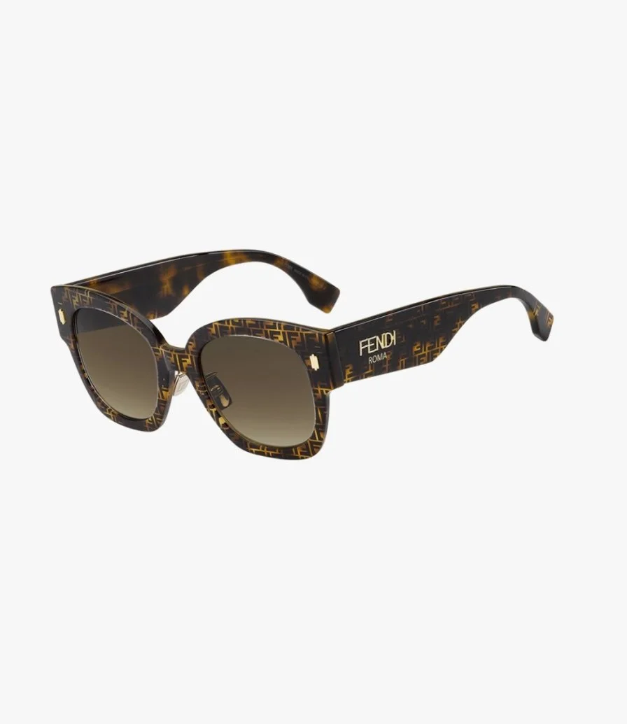 نظارة شمس فندي للجنسين - لون بني