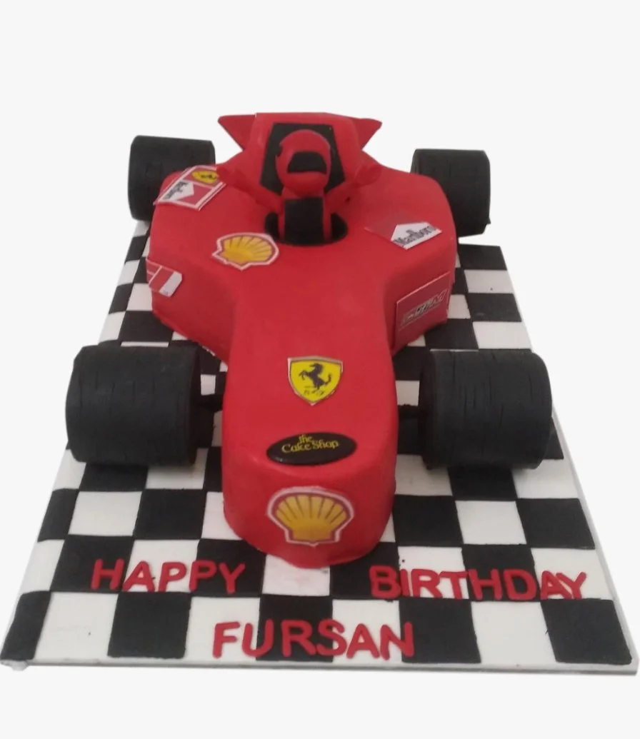 Ferrari Racing 3D Birthday Cake