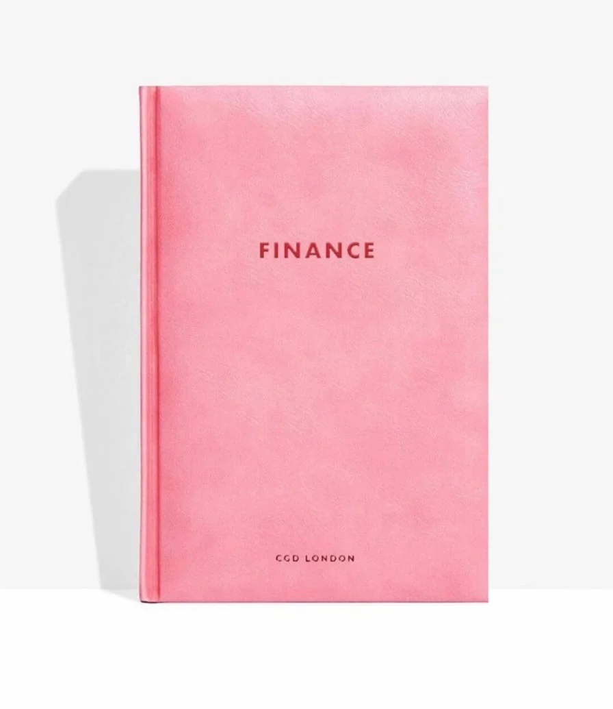 دفتر ملاحظات المالية - الوردي من كارير جيرل لندن