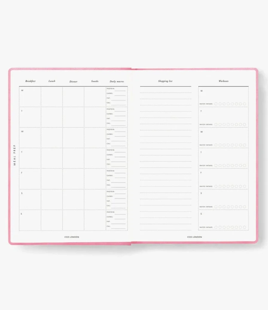Fit Journal - Pink By Career Girl London