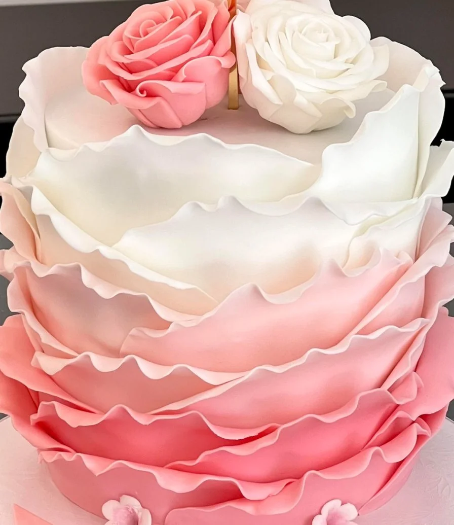 Floral Birthday Cake By Yummy Bakes
