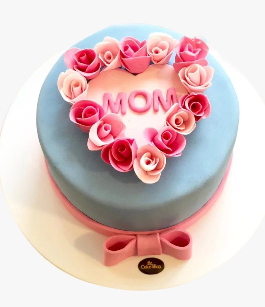 Floral Serenity Mothers Day Cake