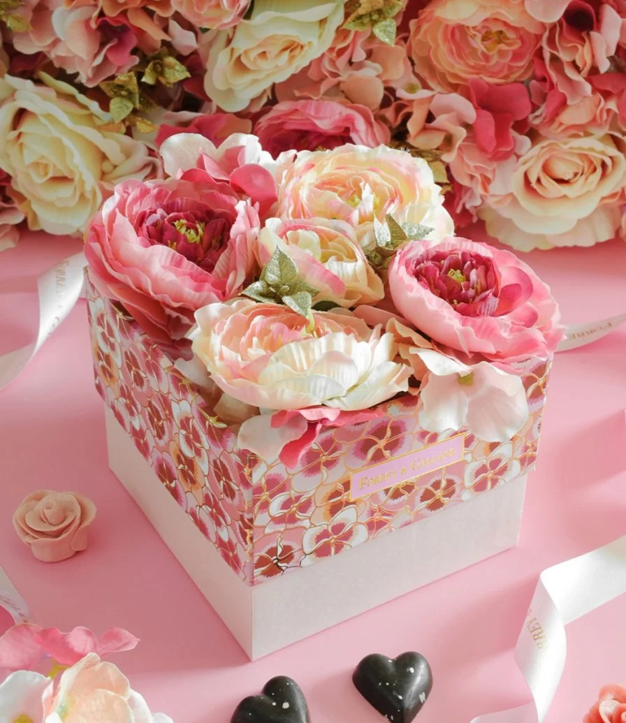 Flower Valentine's Chocolate Box by Forrey & Galland