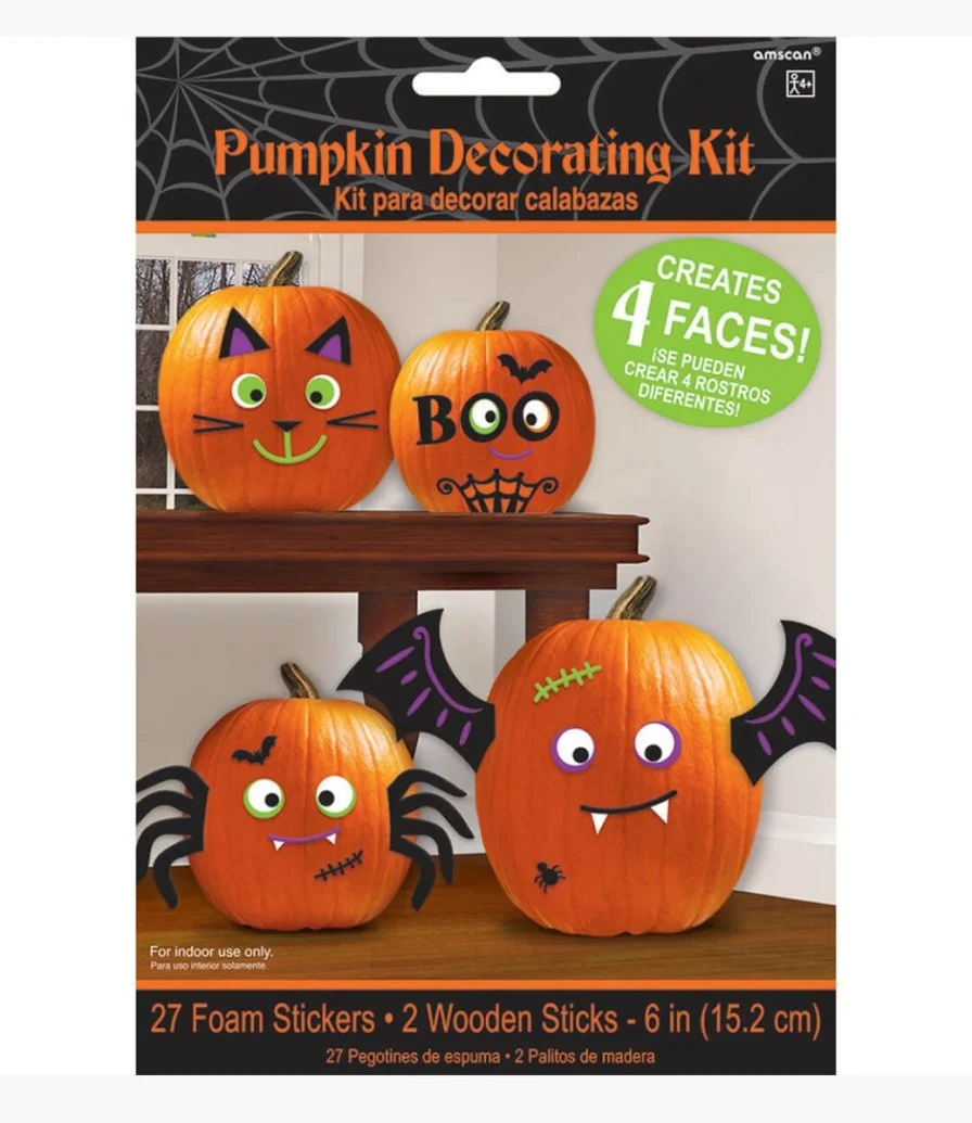 Foam Pumpkin Decorating Kit 