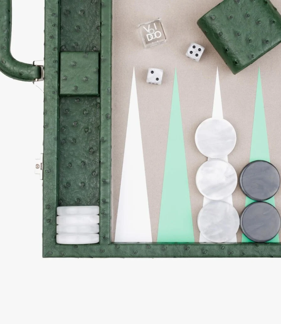 لعبة الطاولة كبيرة خضراء من فيدو باكجامون