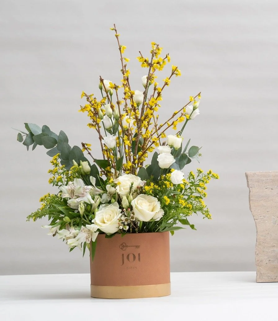 Forsythia Flower Arrangement