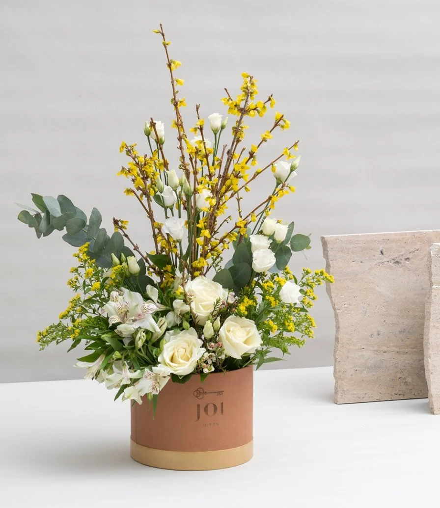 Forsythia Flower Arrangement