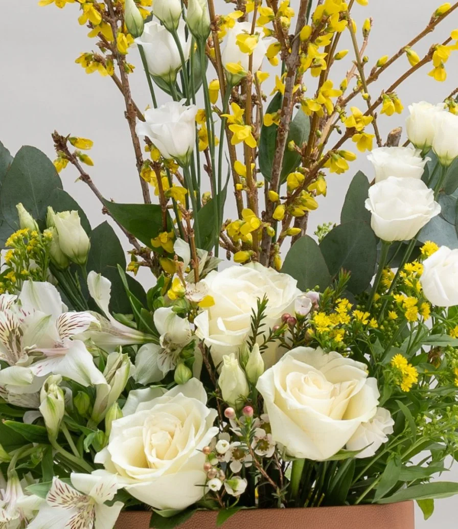 Forsythia Flower Arrangement