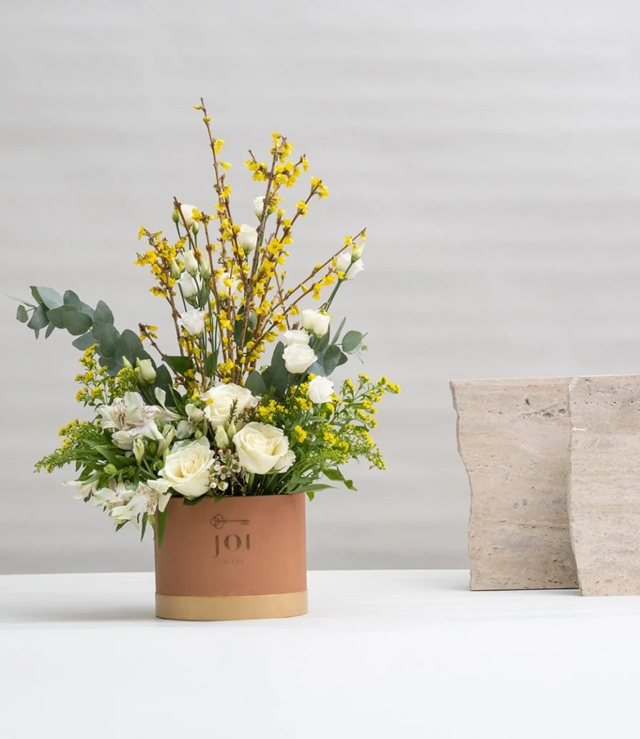 Forsythia Flower Arrangement