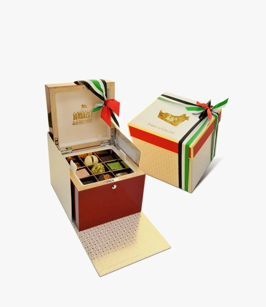 French chocolates and Arabic Sweets Wooden Box 