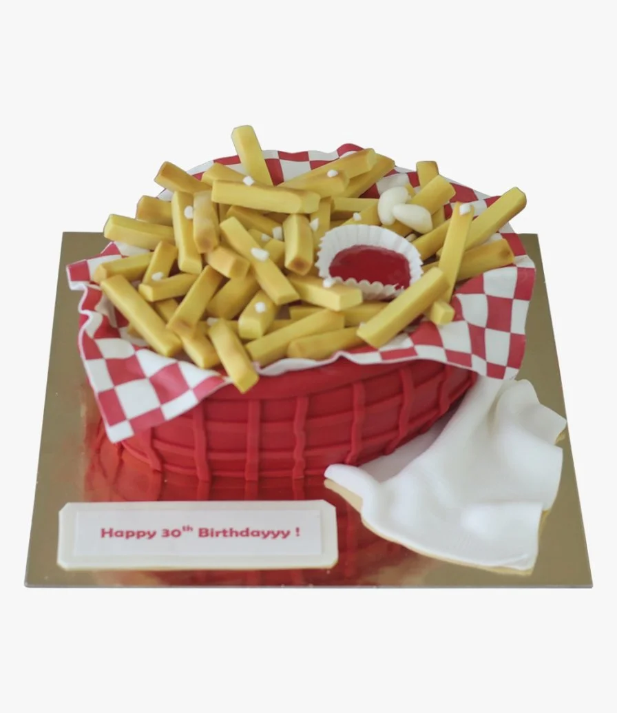 French Fries Cake 