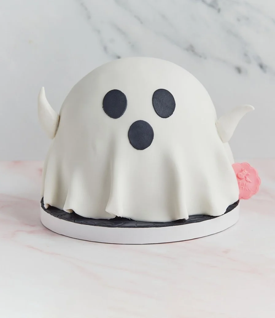 Friendly Ghost Cake by Sugarmoo