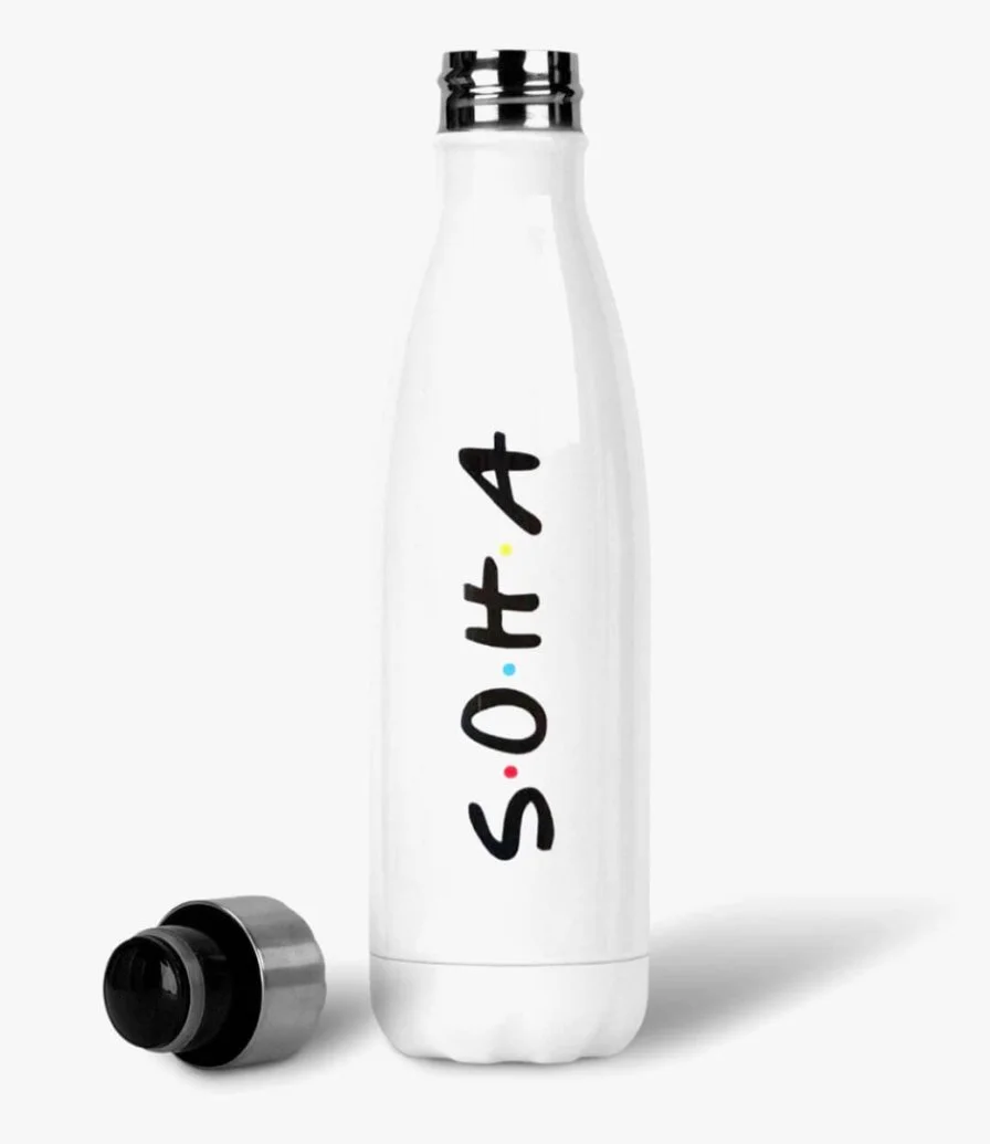 Friends Water Bottle With Customized Name
