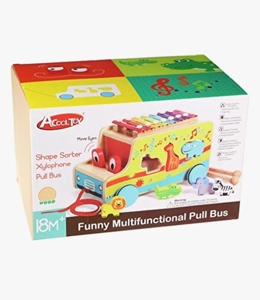 Funny Multifunctional Pull Bus
