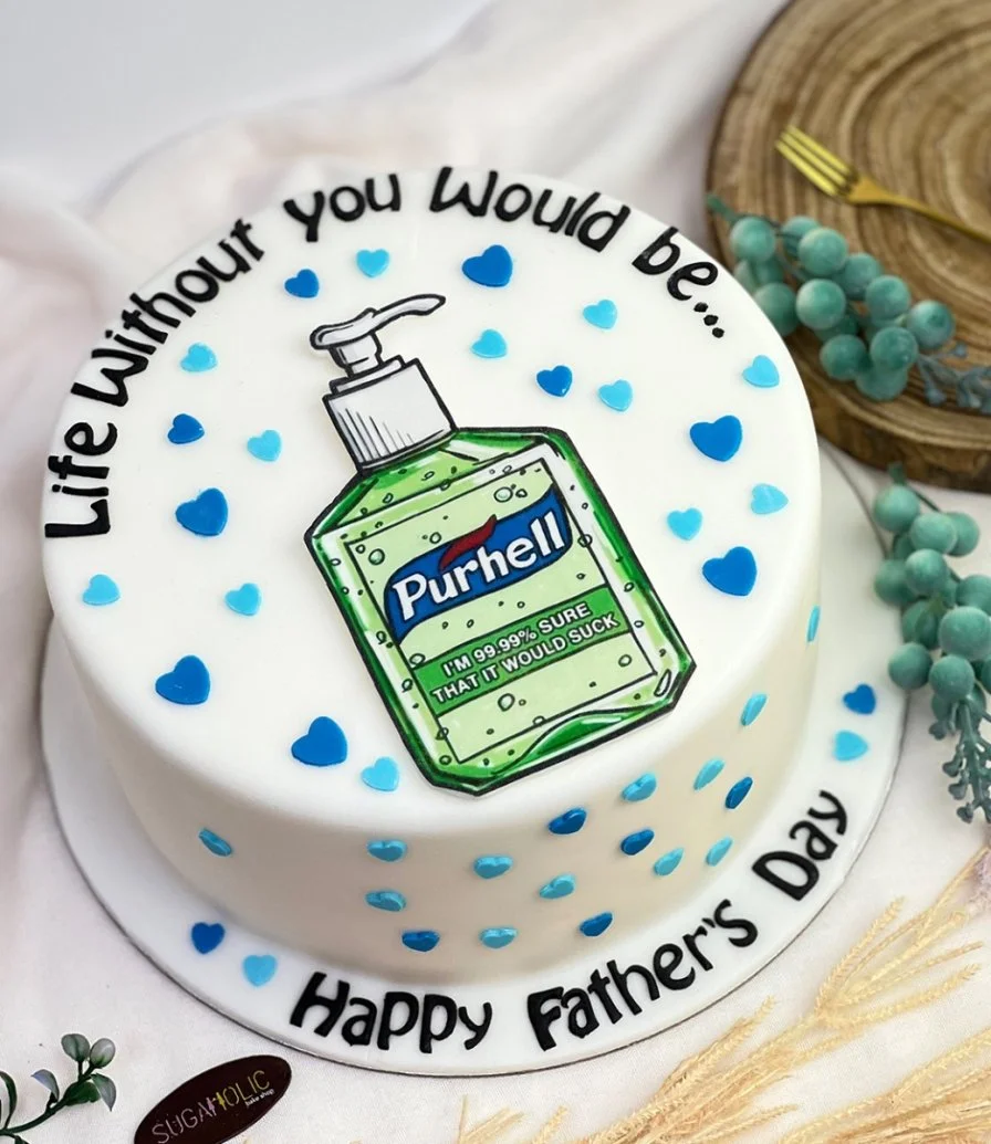 Funny Purhell Father's Day Cake by Sugaholic