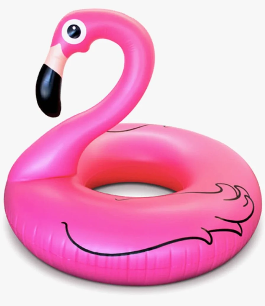 Giant Pink Flamingo Pool Ring