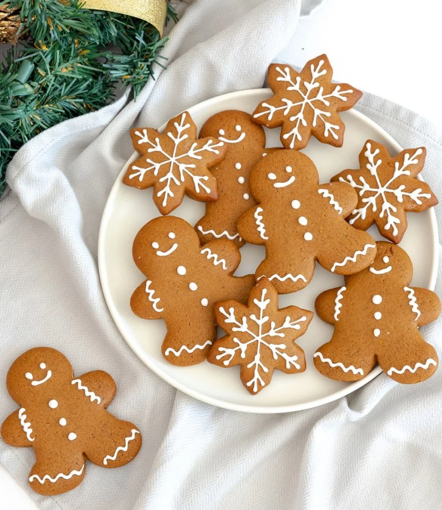 Ginger Bread Man Cookies By Pastel - 12 Pieces