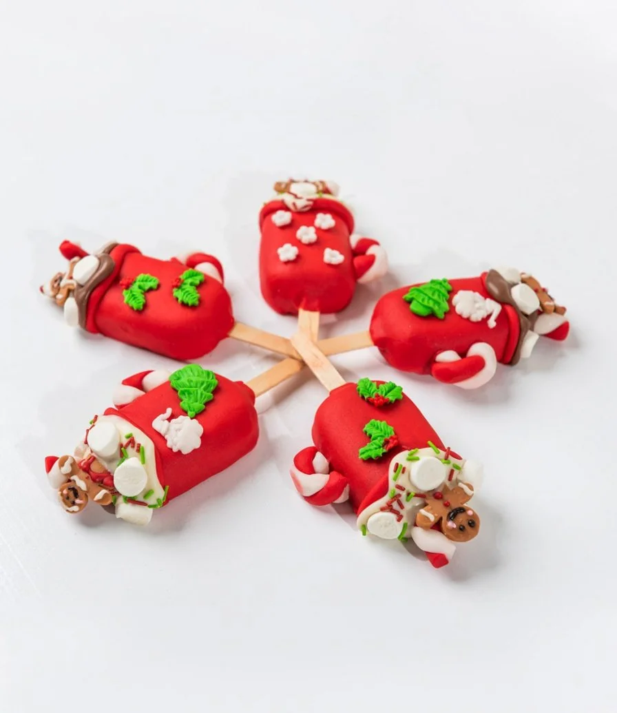 Gingerbread Man Theme Cakesicles by NJD