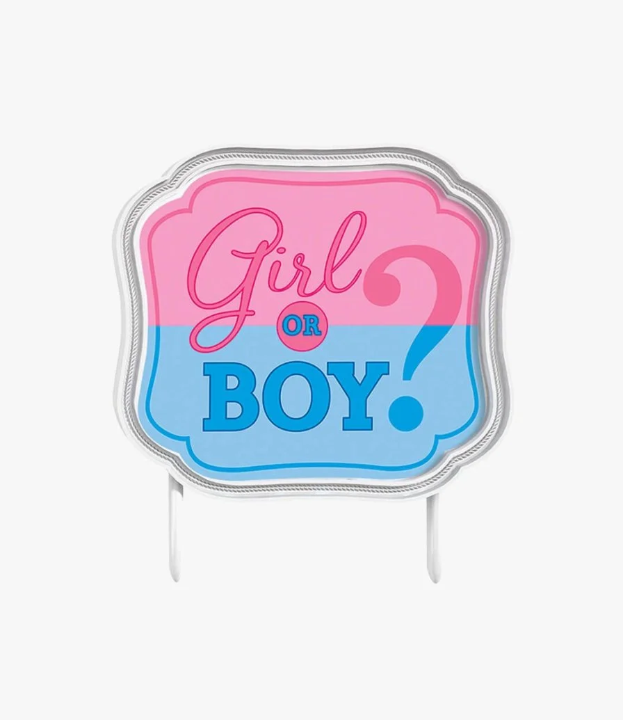 Girl OR Boy Cake Topper