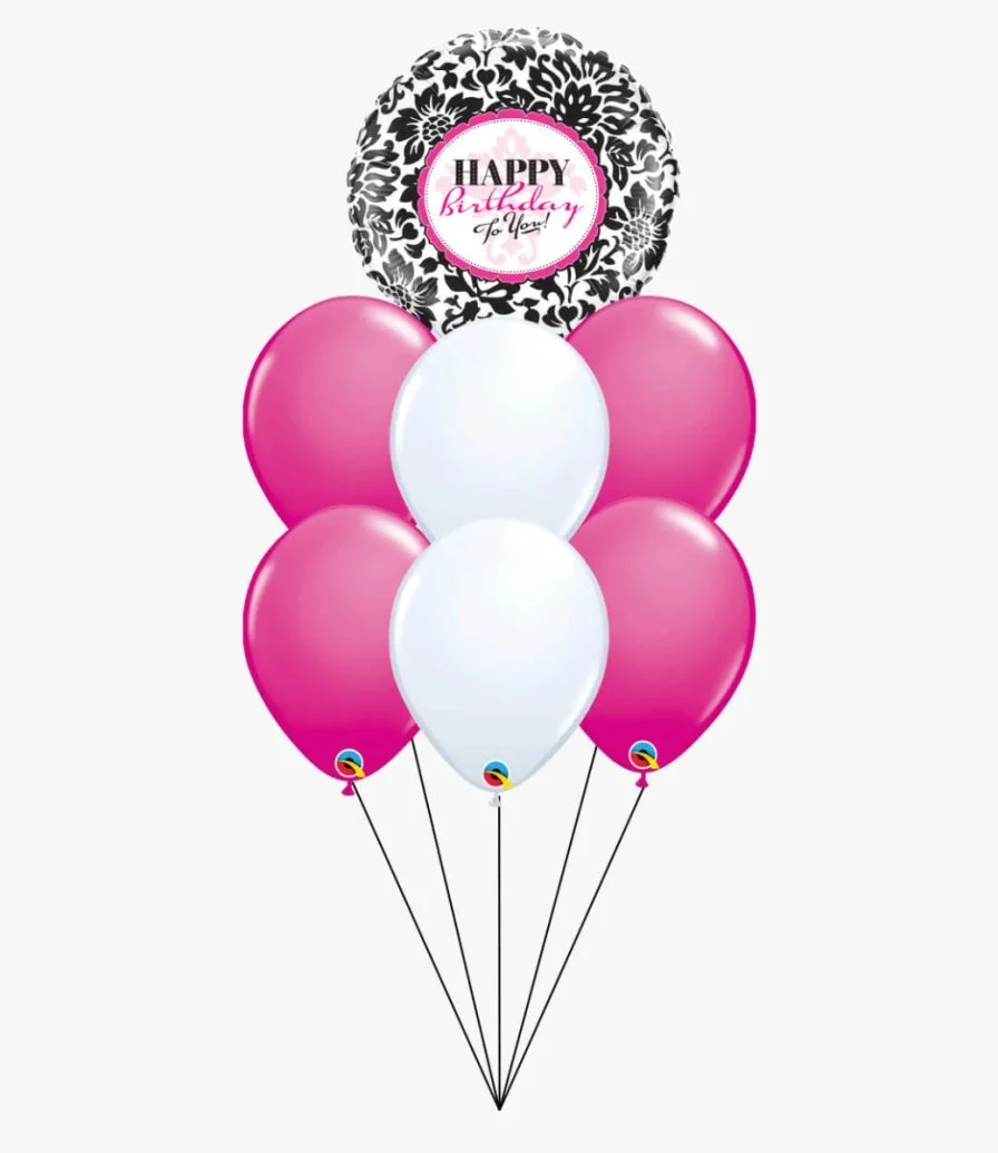 Glam Happy Birthday Balloon Bundle