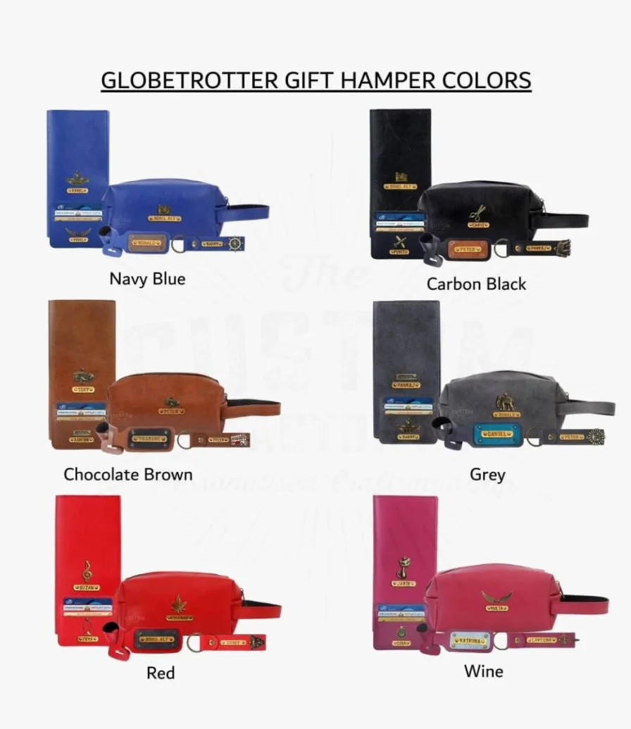 Globetrotter Personalised Gift Hamper By Custom Factory