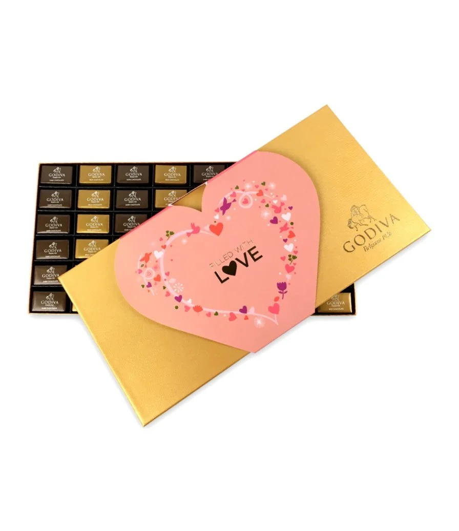 Godiva Assorted Chocolate Valentine's Day Gift Box (96pcs)