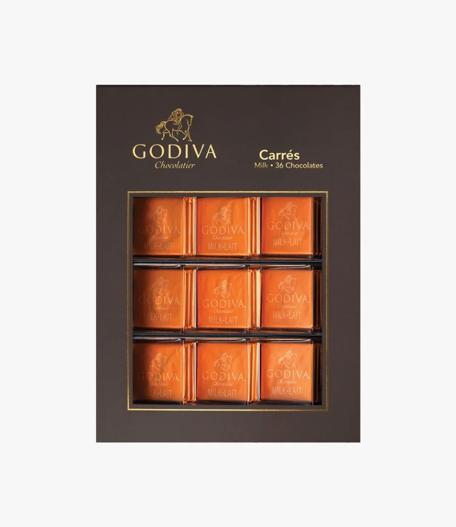 Godiva Carrés Milk Chocolate 