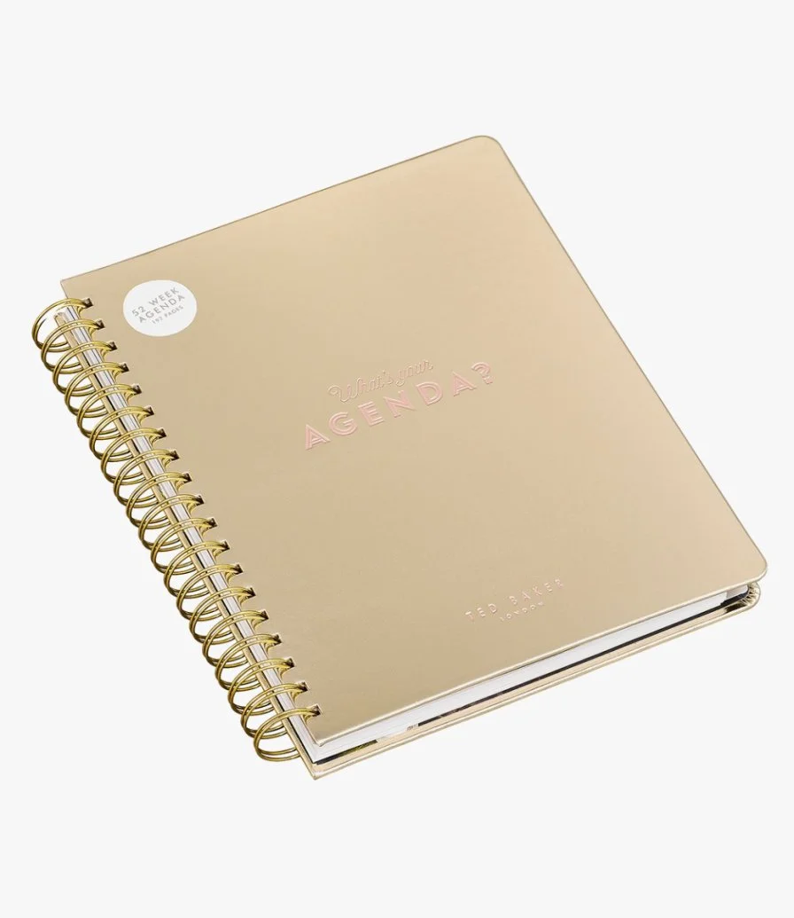 Gold  Agenda by Ted Baker